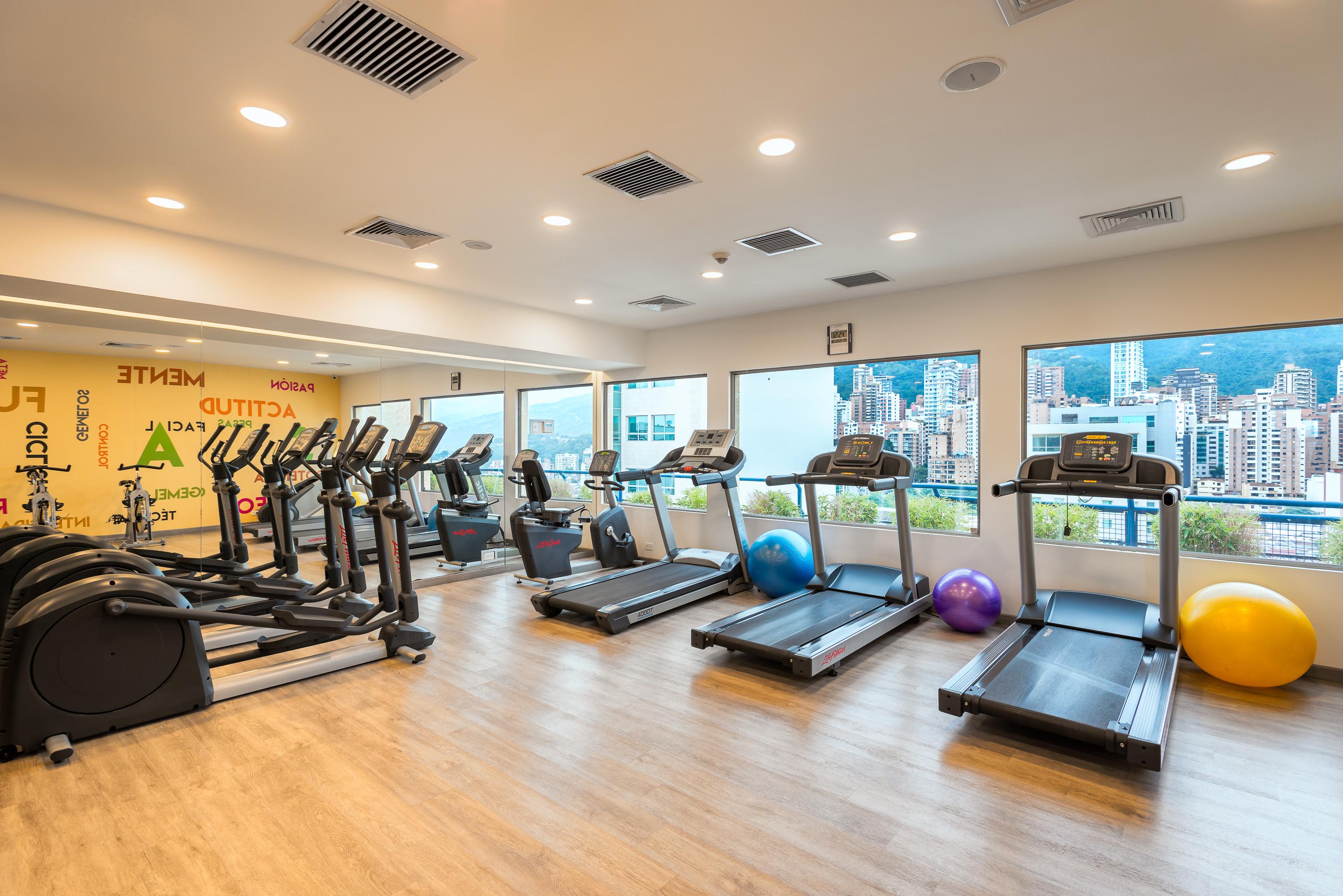 Hotel Dann Carlton Bucaramanga Dış mekan fotoğraf The gym at the hotel